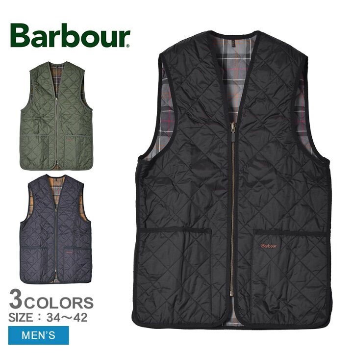 楽天市場】バブアー キルティングベスト BARBOUR QUILTED WAISTCOAT 