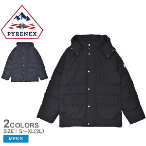 �s���l�b�N�X �_�E���W���P�b�g PYRENEX �{�C�W���[ �����Y �u���b�N �� �l�C�r�[ �� VOYAGER HMY005 �A�E�^�[ �E�F�A �_�E�� �t�F�U�[ �u�����h �����|�C���g �t�[�h �|�P�b�g �y�� �h�� �ۉ� �h�� 