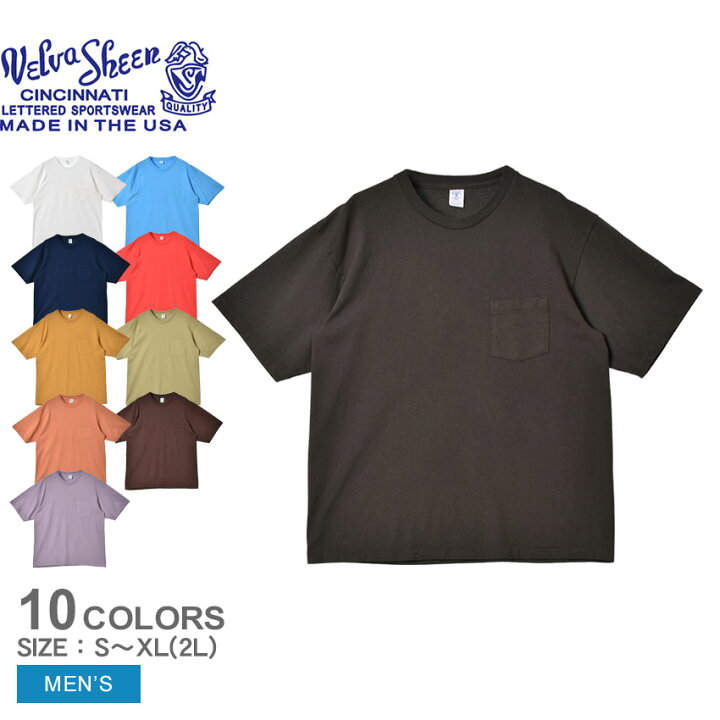 楽天市場】【ネコポス配送】ベルバシーン 半袖Tシャツ VELVA SHEEN 1  