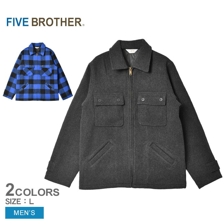 楽天市場】ファイブブラザー ジャケット FIVE BROTHER ウール  