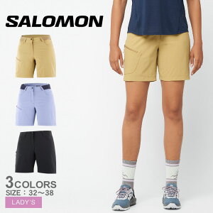 �T������ �p���c SALOMON WAYFARER SHORTS ���f�B�[�X �u���b�N �� �x�[�W�� LC2006900 LC2007100 LC2097400 �{�g���X �V���[�g�� �n�[�t�p���c �X�|�[�c �^�� �g���[�j���O �W�� �����j���O �g���C�������j