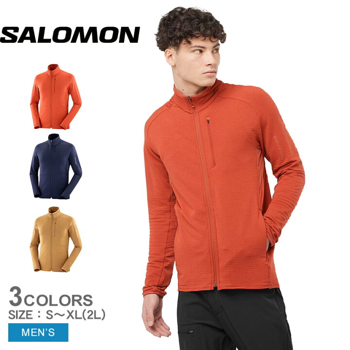 楽天市場】サロモン ミドルレイヤージャケット SALOMON エッセンシャル 
