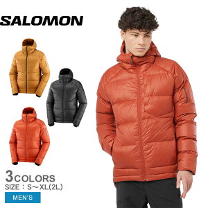 �T������ �_�E���W���P�b�g SALOMON �A�E�g���C�� �_�E�� �����Y �I�����W �u���b�N �� OUTLINE DOWN LC2122000 LC2103900 LC2104000 �A�E�^�[ �W���P�b�g �O�[�X�t�F�U�[ �㒅 ���� �V���v�� �t�[�h �W�b�v