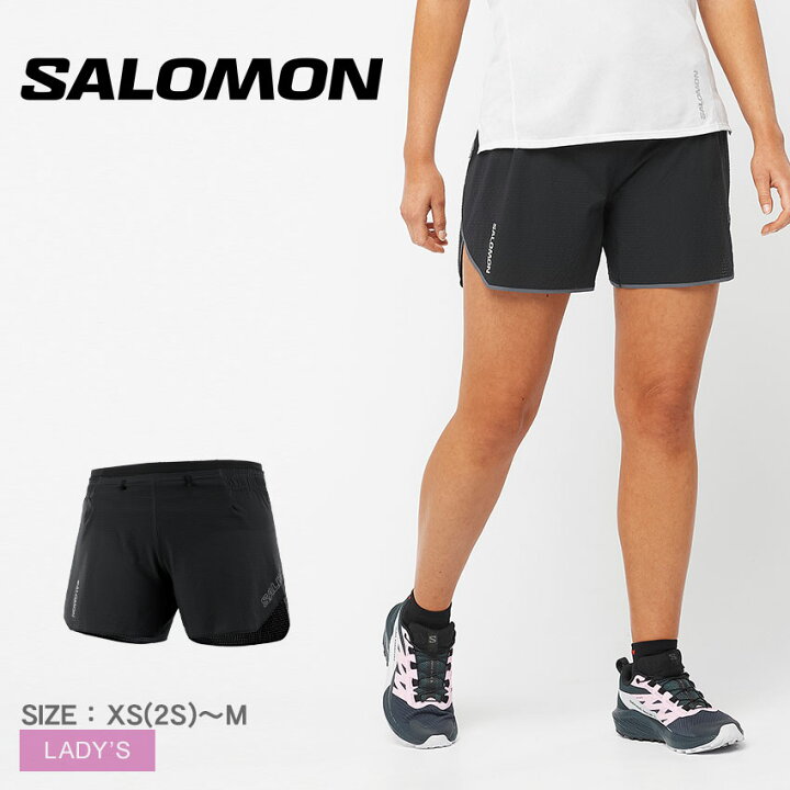 楽天市場】サロモン パンツ SALOMON SENSE AERO 5 SHORT レディース 