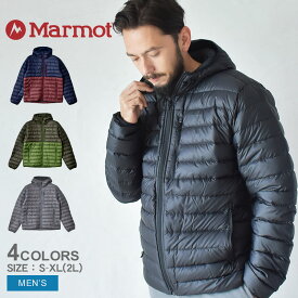 マーモット ダウンジャケット MARMOT ハイランダー フーディー メンズ ブラック 黒 グレー HIGHLANDER HOODY M13176 アウター ウェア ウエア フード付き シンプル カジュアル 上着 羽織 防寒 暖かい キャンプ アウトドア レジャー 通勤