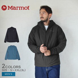 マーモット アウトドアジャケット MARMOT NOVUS LT HYBRID HOODY メンズ ブラック 黒 ブルー M12356 アウター ジャケット ウェア ウエア フード付き シンプル カジュアル 上着 羽織 防寒 暖かい キャンプ アウトドア レジャー 通勤 通学
