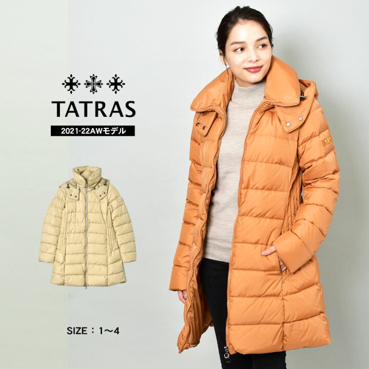 楽天市場 タトラス ダウンコート Tatras ポリテアマ レディース ブラック 黒 ネイビー ベージュ オレンジ Politeama Ltat21a4694 D 21 22年 秋冬モデル アウター ダウン コート ロングコート ブランド シンプル きれいめ フェザー フード付き クリスマス Z Craft