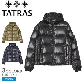 タトラス ダウンジャケット TATRAS ベルボ メンズ ブラック 黒 カーキ BELBO MTAT24A4562-D アウター ダウン ブルゾン フェザー ブランド シンプル ミドル クラシック ミドル丈 きれいめ 上着 防寒性 防寒 保温 通勤 通学 おしゃれ フード