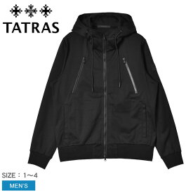 タトラス アウター TATRAS ALTAIR メンズ ブラック 黒 MTAT22S4802-L ブランド シンプル フード フード付き 長袖 カジュアル キレカジ スポーティ シンプル ロゴ おしゃれ 上着 防寒 ギフト プレゼント