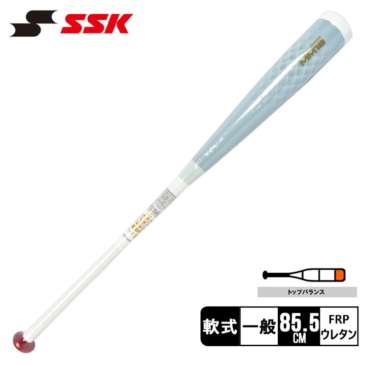 楽天市場】エスエスケイ バット SSK 一般軟式用 バット MM18 