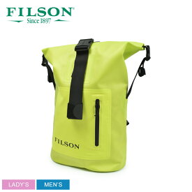 フィルソン バックパック FILSON ドライ バックパック メンズ レディース グリーン 緑 DRY BACK PACK 20261030 かばん 鞄 カバン バックパック リュックサック ロゴ シンプル アウトドア 面ファスナー ロールトップ 防水 軽量 柔軟性