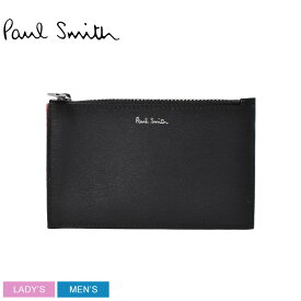 【ゆうパケット配送】ポール スミス カードケース PAUL SMITH WALLET POUTH STRAW メンズ レディース ブラック 黒 ブルー 6136-GSTRGS マルチカラー 本革 レザー 牛 プレゼント 贈り物 カード入れ 小銭入れ ポーチ ウォレット コンサバ 父の日