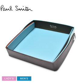 ポール スミス トレイ PAUL SMITH レザー カラーブロック ミディアム トレイ メンズ レディース ブルー 青 ダークブラウン マルチカラー LEATHER COLOUR BLOCK MEDIUM TRAY M1A-7386-KDECOR 小物入れ 本革 ブランド シンプル ロゴ