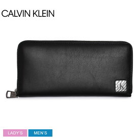 カルバンクライン 長財布 CALVIN KLEIN ロゴ ハードウェア ジップ アラウンド RFID メンズ レディース ブラック 黒 LOGO HARDWARE ZIP AROUND RFID K50K510129 ユニセックス 財布 小物 ロゴ ラウンドジップ 本革 レザー ブランド ロゴ