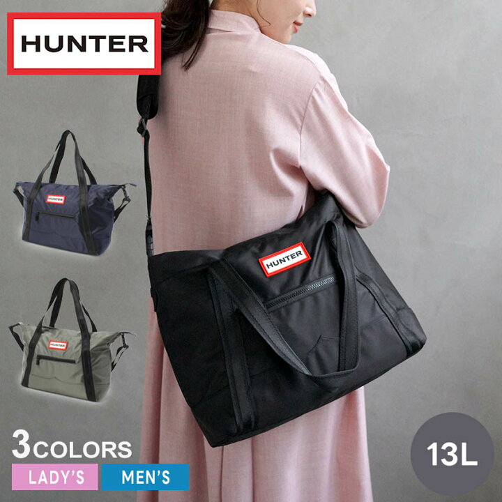 楽天市場】ハンター トートバッグ HUNTER ナイロン ミディアム トップ 
