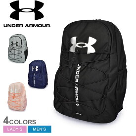 【店内全品★P2倍！】アンダーアーマー バックパック UNDER ARMOUR UAハッスル 5.0 バックパック メンズ レディース ブラック 黒 グレー ネイビー 紺 ピンク UA HUSTLE 5.0 BACKPACK 1364181 カバン リュック リュックサック 26L 26リットル タブレット