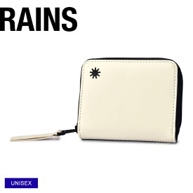 【店内全品★P2倍！】レインズ 財布 RAINS ウォレット ミニ PRE メンズ レディース ブラック 黒 ホワイト 白 WALLET MINI PRE 16130 ユニセックス 防水 ブランド 小銭入れ ラウンドファスナー シンプル バイカラー 小銭入れ プレゼント ギフト 贈り物 小物