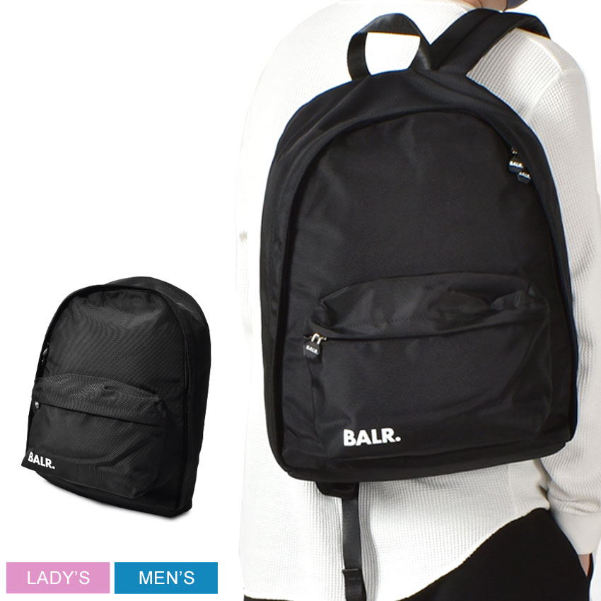ボーラー バックパック BALR. U-SERIES SMALL CLASSIC BACKPACK メンズ レディース ブラック 黒 B6210  バッグ リュックサック リュック ブランド シンプル カジュアル ロゴ スポーツ ファッション サッカー アウトドア レジャー 鞄 かばん | 