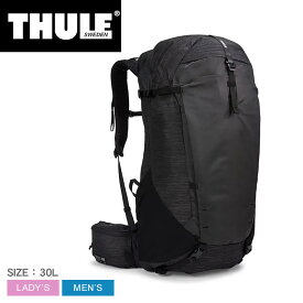 【店内全品★P2倍！】スーリー バックパック THULE Topio 30L メンズ レディース ブラック 黒 3204503 鞄 リュックサック リュック トラベルパック シンプル ロゴ レインカバー ハイキング 一泊二日 旅行 出張 耐久性 収納性 通気性 大容量 撥水 はっ水