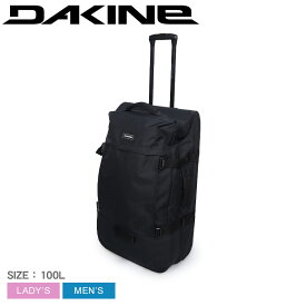 【店内全品★P2倍！】ダカイン キャリーバッグ DAKINE 365 ROLLER 100L スーツケース メンズ レディース ブラック 黒 BE237026 100リットル スーツケース キャリーケース 旅行 修学旅行 海外旅行 出張 ホームステイ 大型 大容量 ロゴ 4泊