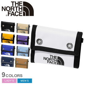 【店内全品★P5倍！】ザ ノースフェイス 財布 THE NORTH FACE BCドットワレット メンズ レディース ブラック 黒 ホワイト 白 BC DOT WALLET NM82319 ノースフェース サイフ コンパクト コインケース 三つ折り シンプル 小物 人気 ブランド シンプル プリント