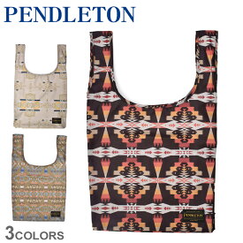 【店内全品★P5倍！】【ゆうパケット配送】ペンドルトン エコバッグ PENDLETON リフレクターショッパー ベージュ カーキ REFLECTOR SHOPPER PDT-000-221019 カバン かばん 鞄 手持ち 手提げ 総柄 幾何学 コンパクト アウトドア お出かけ お買い物 欧米 エコ