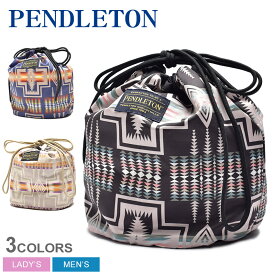 【ゆうパケット配送】 ペンドルトン ポーチ PENDLETON ドローポーチ メンズ レディース ネイビー 紺 ベージュ ブラック 黒 DRAW POUCH PDT-000-231021 カバン かばん 鞄 手持ち 巾着 総柄 幾何学 小さめ ミニ コンパクト アウトドア お出かけ 欧米 おしゃれ