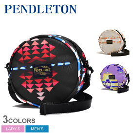 ペンドルトン バッグ PENDLETON サークルミニショルダーバッグ メンズ レディース ベージュ パープル 紫 ブラック 黒 CIRCLE MINI SHOULDER BAG PDT-000-231023 カバン かばん 鞄 ショルダーバッグ 肩掛け 幾何学模様 総柄 コンパクト
