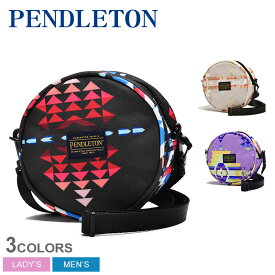 【店内全品★P5倍！】ペンドルトン バッグ PENDLETON サークルミニショルダーバッグ メンズ レディース ベージュ パープル 紫 ブラック 黒 CIRCLE MINI SHOULDER BAG PDT-000-231023 カバン かばん 鞄 ショルダーバッグ 肩掛け 幾何学模様 総柄 コンパクト