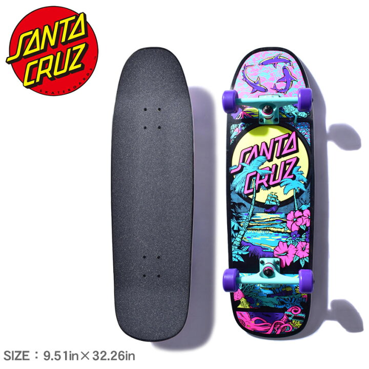 楽天市場】サンタクルーズ スケートボード SANTA CRUZ SHAPED TIME 