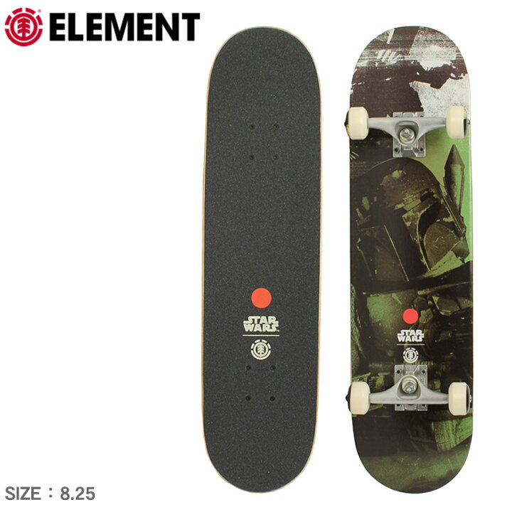 楽天市場】エレメント スケートボード ELEMENT STAR WARS BOBA FETT 