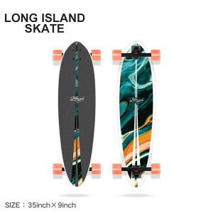 �����O�A�C�����h�X�P�[�g �R���v���[�g�f�b�L LONG ISLAND SKATE �e�B�[�� 35.0×9.0 �s���e�[�� �R���v���[�g �u���b�N �� �O���[�� �� TEAL 35.0×9.0 COMPLETE LICO0022A022 �X�P�[�g �X�P�[�g�{�[�h �X�P�{