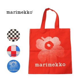 【ネコポス配送】 マリメッコ トートバッグ MARIMEKKO Vankka Placement レッド 赤 ブルー 青 エコバック カバン かばん 鞄 手提げ お出かけ 幾何学 花柄 総柄 市松模様 ヤカラ Jakala 北欧 雑貨 ショッピング サブバッグ ギフト プレゼント|slz|