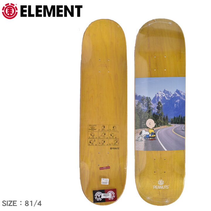 楽天市場】エレメント スケートボード ELEMENT PEANUTS EARTH デッキ 