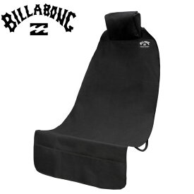 ビラボン カーシートカバー BILLABONG SEAT COVER ブラック 黒 BE011979 カーシート サーフィン サーファー サーフボード 運転席 助手席 汚れ防止 車用 取り付け簡単 シングルシート ロゴ