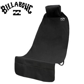 【店内全品★P2倍！】ビラボン カーシートカバー BILLABONG SEAT COVER ブラック 黒 BE011979 カーシート サーフィン サーファー サーフボード 運転席 助手席 汚れ防止 車用 取り付け簡単 シングルシート ロゴ