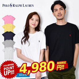 ポロ ラルフローレン 半袖Tシャツ POLO RALPH LAUREN ショートスリーブ クラシックフィット Tシャツ メンズ レディース ブラック 黒 ホワイト 白 ネイビー 710624699 710656129 トップス クルーネック【ゆうパケット配送】|slz|