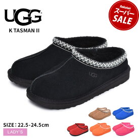 【スーパーSALE開催中★】アグ タスマン 2 UGG サボ レディース ブラック 黒 ブラウン 茶 ブルー 青 K TASMAN II 1019066K シューズ スリップオン スエード ファー すりっぱ 防寒 あったか 保温 シープスキン もこもこ ふわふわ 羊毛 履きやすい 歩きやすい 黒