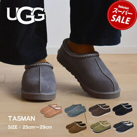 アグ タスマン UGG スリッポン メンズ ブラック 黒 ベージュ TASMAN 5950 シューズ スリップオン ルームスリッパ ブランド スエード スウェード カジュアル 男性 大人 ふわふわ もこもこ 靴 羊毛 あったか 履きやすい 脱ぎやすい 室内