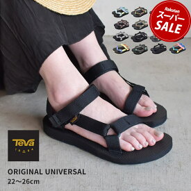 テバ オリジナル ユニバーサル TEVA サンダル レディース ブラック 黒 ホワイト 白 ORIGINAL UNIVERSAL 1003987 スポーツサンダル スポサン ビーチ プール おしゃれ トレンド 売れ筋 アウトドア ブランド レジャー 海 川 ぺたんこ|slz|