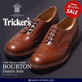 【スーパーSALE開催中★】トリッカーズ TRICKER’S バートン マロンアンティーク ダイナイトソール TRICKERS (TRICKER’S 5633 39 COUNTRY BOURTON) メンズ(男性用)