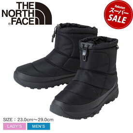 ザ ノース フェイス ヌプシ ブーティ ウォータープルーフ VII アークティックグリップ THE NORTH FACE ブーツ メンズ レディース ブラック 黒 NUPTSE BOOTIE WP VII SHORT ARCTIC GRIP NF52370 靴 シューズ アウトドア