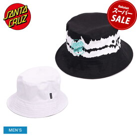 サンタクルーズ 帽子 SANTACRUZ MINI OPUS REVERSIBLE HAT メンズ レディース ブラック 黒 ホワイト 白 44442170 ウェア ウエア リバーシブル 2way バケハ ハット おしゃれ ブランド シンプル プレゼント ギフト ロゴ カジュアル|slz|