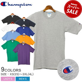 【スーパーSALE開催中★】CHAMPION チャンピオン Tシャツ 半袖 メンズ レディース　無地 黒 ブラック 灰 グレー 青 ブルー 全9色 GT19 ヘリテージ GT19 HERITAGE TEE 【ゆうパケット配送】ブランド 綿 ブランド 大きいサイズ 綿 綿100 半袖 無地 ロゴ 刺繍|slz|