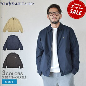 【スーパーSALE開催中★】ポロ ラルフローレン スウィングトップジャケット POLO RALPH LAUREN バイスイング ウィンドブレーカー メンズ ネイビー 紺 ブラック 黒 710548506 アウター 上着 羽織 ジップアップ 襟付 無地 ロゴ 刺繍 刺しゅう ワンポイント 定番 ベーシック