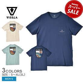 【スーパーSALE開催中★】ヴィスラ 半袖Tシャツ VISSLA エレベーション オーガニックポケットティー メンズ ベージュ ブルー 青 グリーン 緑 ELEVATION ORGANIC PKT TEE M4231ELE トップス カットソー ブランド 半袖 Tシャツ カジュアル サーフ サーファー|slz|