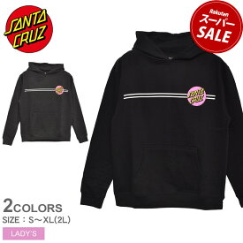 サンタクルーズ パーカー SANTACRUZ アザードットプルオーバーフーデッド スウェットシャツ レディース ブラック 黒 グレー OTHER DOT PO HOODED SWEATSHIRT 44251392 ピンク フーディ 裏起毛 防寒 ミッドウェイト トップス 長袖 プリント|slz shn|