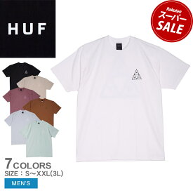 【ゆうパケット配送】 ハフ 半袖Tシャツ HUF HUF SET TT S／S TEE メンズ ブラック 黒 ホワイト 白 TS01953 ウエア トップス Tシャツ クルーネック ストリート カジュアル プリント シンプル ロゴ 半袖 おしゃれ ベージュ ピンク ブラウン ブルー 青|slz|