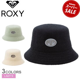 ロキシー バケットハット ROXY SPRING VIBES ハット レディース ブラック 黒 ホワイト 白 SPRING VIBES RHT231322 帽子 バケハ ブランド カジュアル シンプル サーフ ロゴ おしゃれ バケットハット ピスタチオ グリーン|slz shn|