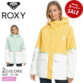 【スーパーSALE開催中★】ロキシー スノーボードウエア ROXY RITUAL JK 15K REGULAR LONG FIT レディース ブルー 青 イエロー ERJTJ03447 アウター ジャケット オーバーサイズ スノーボード スノボ スノボー スキー スキーウエア ウェア ウィンタースポーツ 防寒